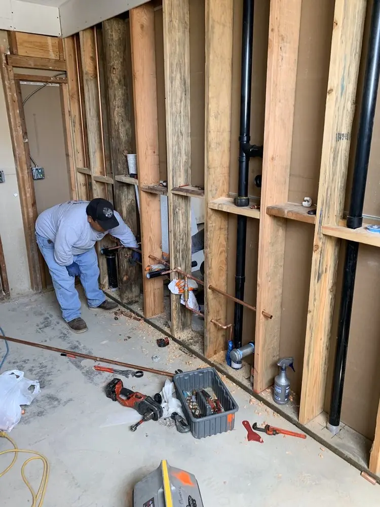 Commercial rough-in plumbing for Gas Line Repair in Meadow Brook